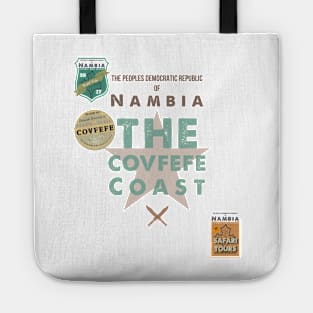 Covfefe Coast Badges - Nambian Seaspray colour Tote