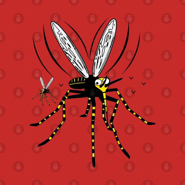 the mosquito - fun shirt by amarth-drawing