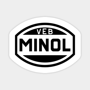 VEB Minol logo (original in black) Magnet