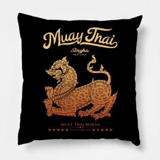 Muay Thai Tattoo Singha The Lion Pillow