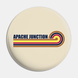 Apache Junction Arizona horizontal sunset Pin