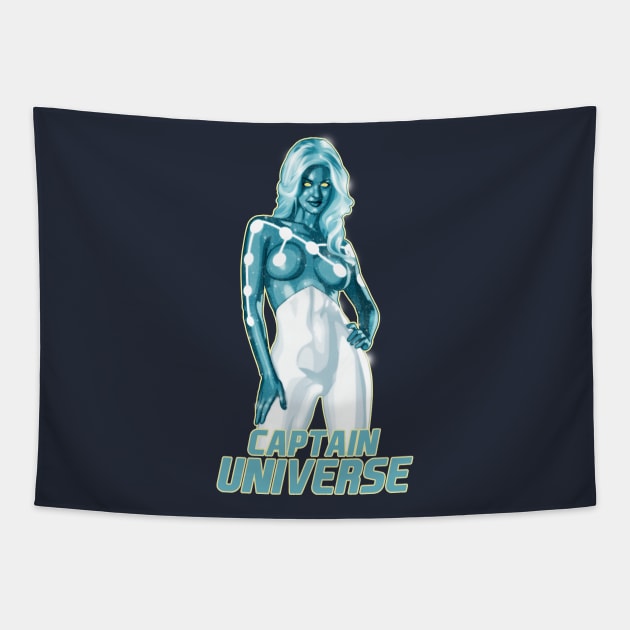 Captain Universe Tapestry by planedrifter