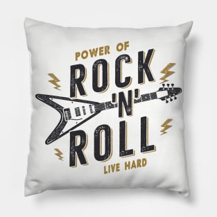 Power of Rock 'N Roll Pillow