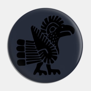 Rooster Tribal Symbol Pin