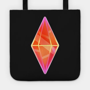 Orange plumbob sims 4 Tote