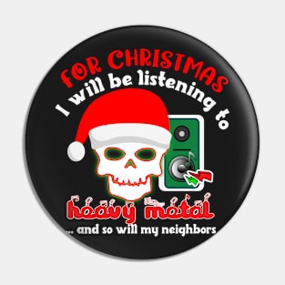 HEAVY METAL CHRISTMAS SWEATER, SHIRT, SOCKS, AND MORE Pin