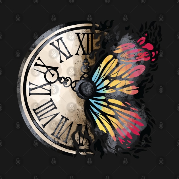 Time flies with a butterfly by Life2LiveDesign