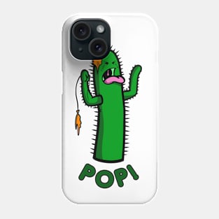 Cactus Pop, Funny Crying Cactus, Cacti with a Balloon Phone Case