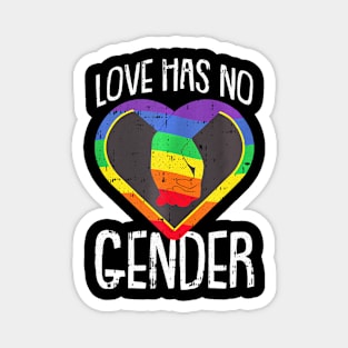 No Gender Gay Pride Love Rainbow Flag Proud Lgbt Q Ally Magnet