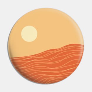 boho sun and beach waves Pin