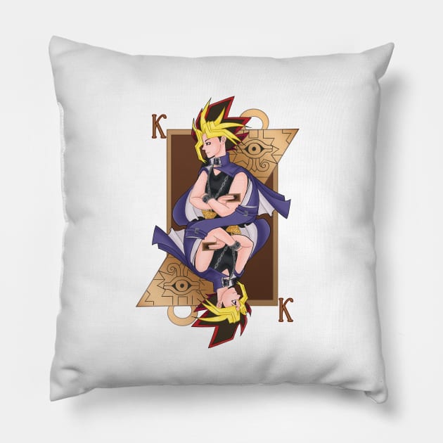 King of Games Pillow by shelbywolf