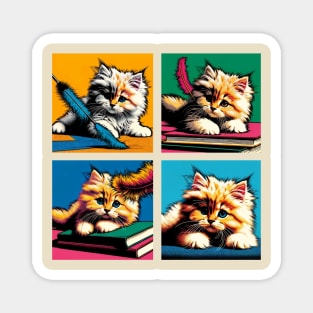 Ragamuffin Pop Art - Cute Kitties Magnet