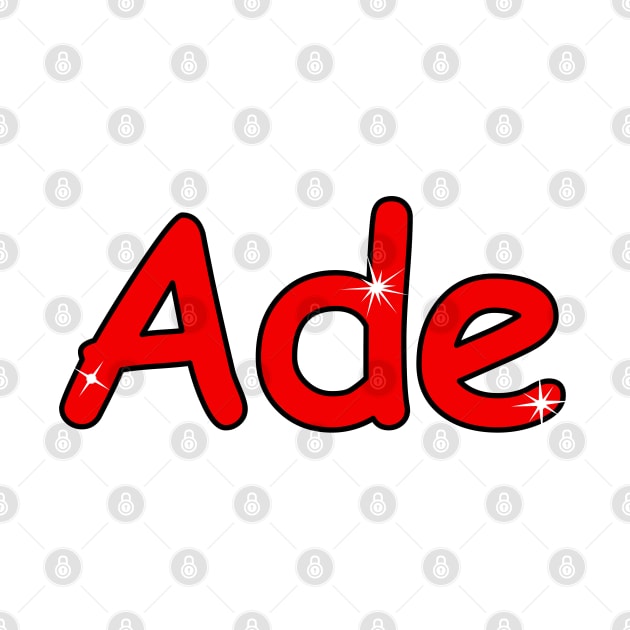 Ade name. Personalized gift for birthday your friend. by grafinya