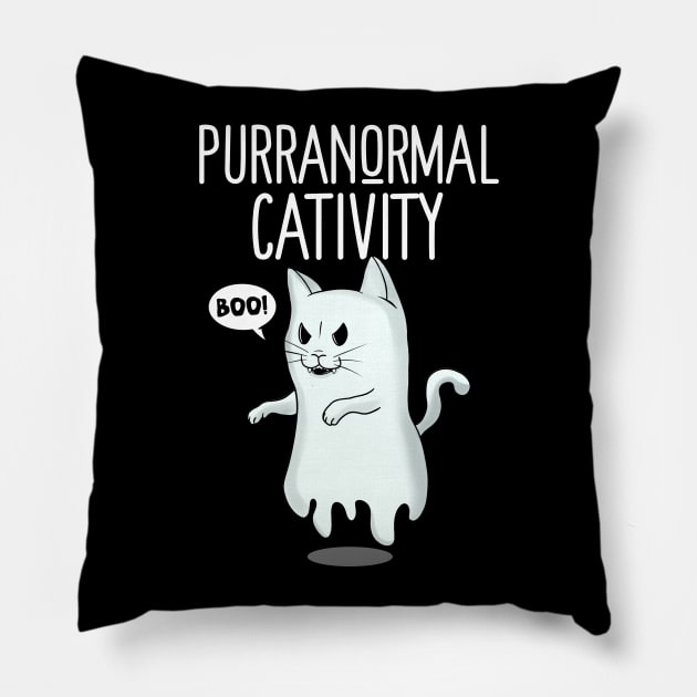 Purranormal Cativity Pillow by Eugenex