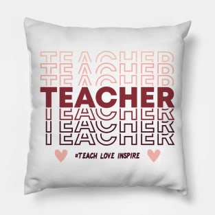 Teach Love Inspire Back to School Pillow