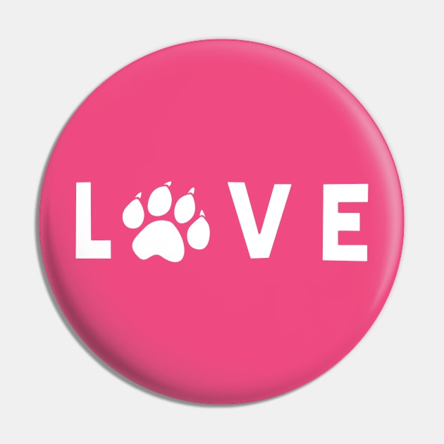 Love Dogs Pin by SillyShirts