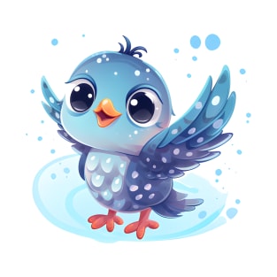 Little Bird with Polka Dot Wings T-Shirt