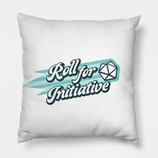 Roll for Initiative Fantasy 80s Retro Ice Dice Pillow