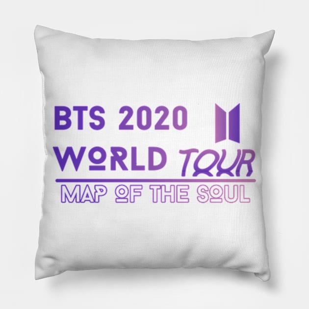 BTS 2020 World Tour Pillow by hallyupunch