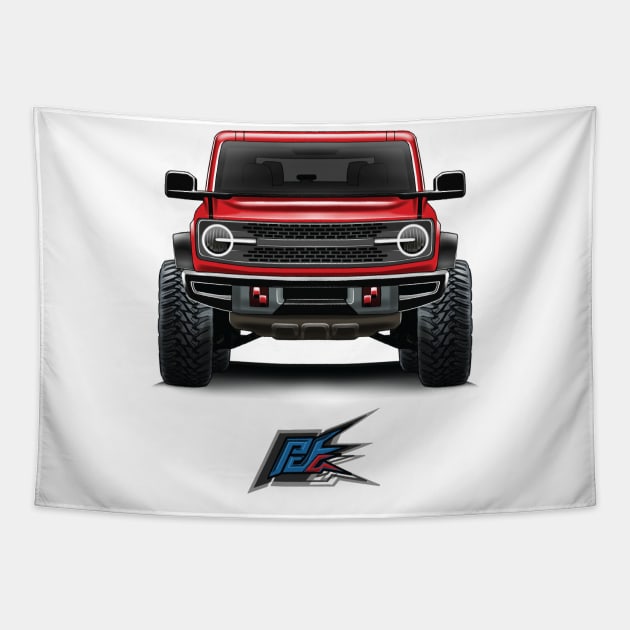 ford bronco raptor Tapestry by naquash