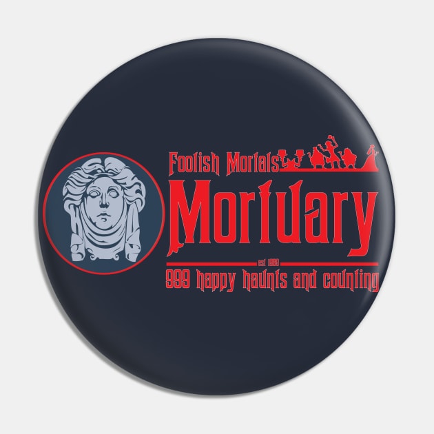 Haunting Mortuary Pin by GarBear Designs