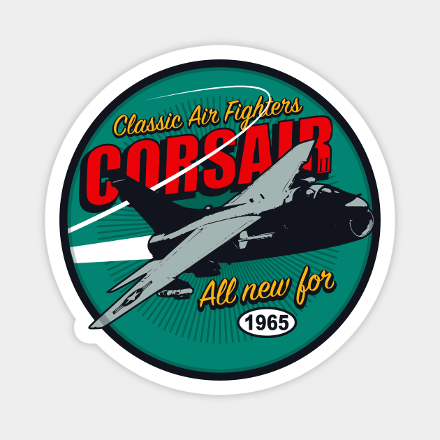 A-7 Corsair II Magnet by Tailgunnerstudios