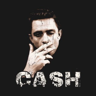 Johnny Cash Style Vintage T-Shirt