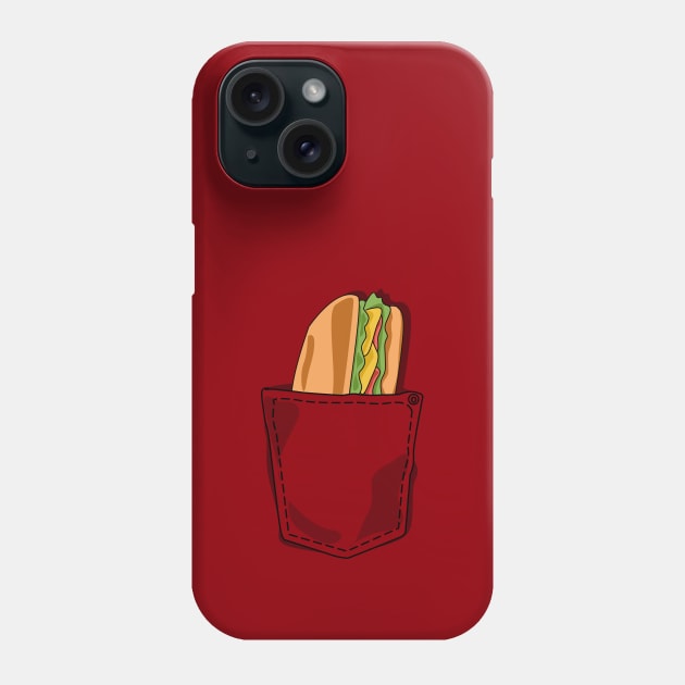Pocket Delights - Colorful Sandwich Snack Phone Case by Fun Funky Designs