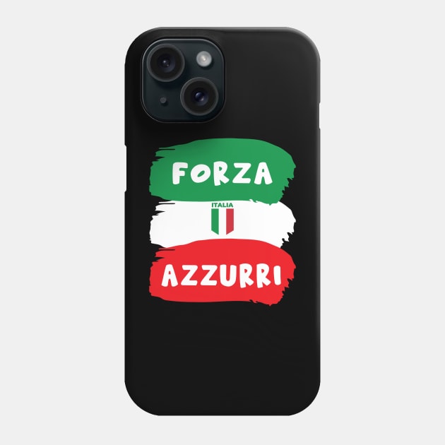 Italy soccer jersey italy football forza azzurri forza italia Phone Case by JayD World