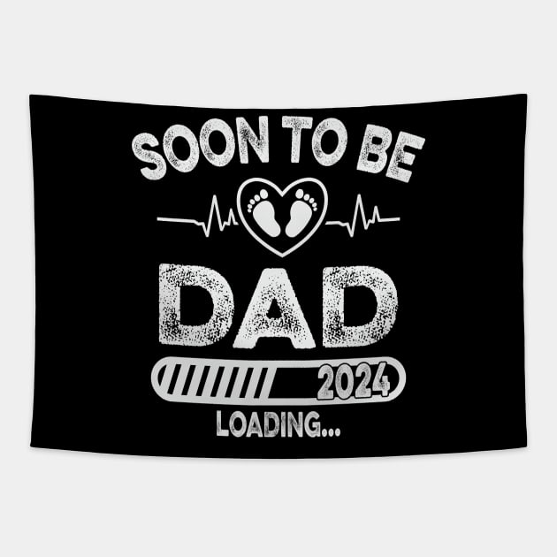 Soon To Be Dad 2024 Tapestry by badrianovic