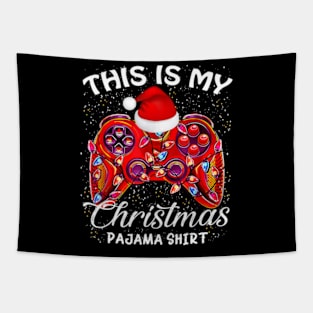 Gaming Family Matching Christmas Group Funny Gamer Pajama Tapestry