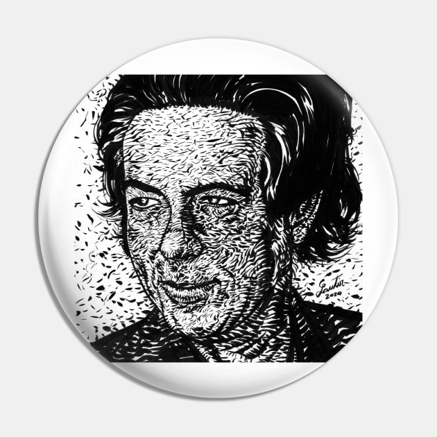 ALAN WATTS - ink portrait .2 Pin by lautir