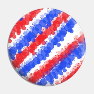 Red & Blue Bright Splatter Pin