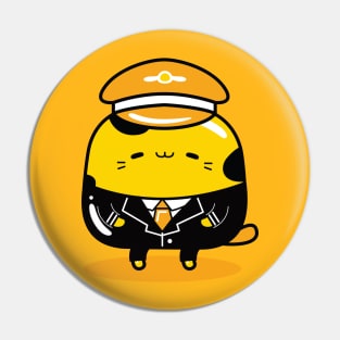 yellow cat pilot profession Pin