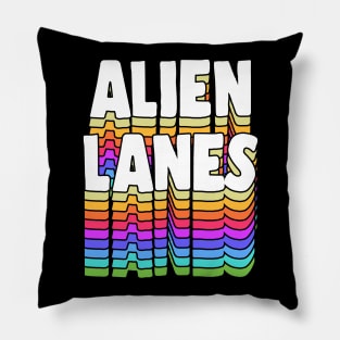 Alien Lanes // GBV Fan Typography Design Pillow