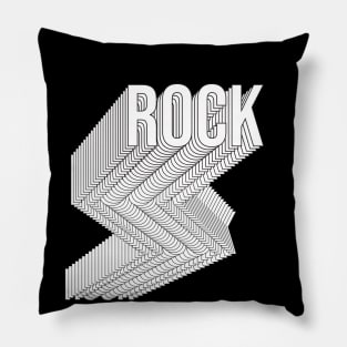 rock geometric logo Pillow