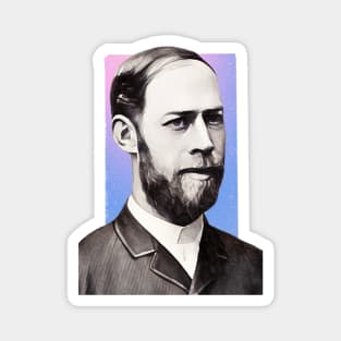 German Physicist Heinrich Hertz illustration Magnet