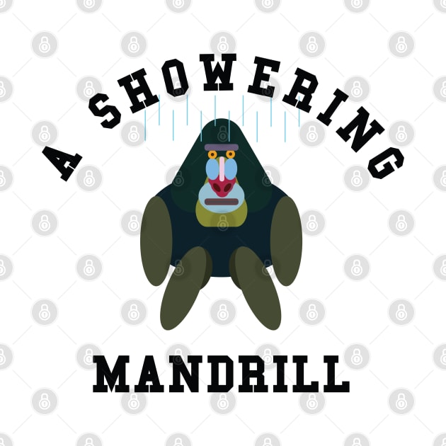 8ts Showering Mandrill by kewlwolf8ts