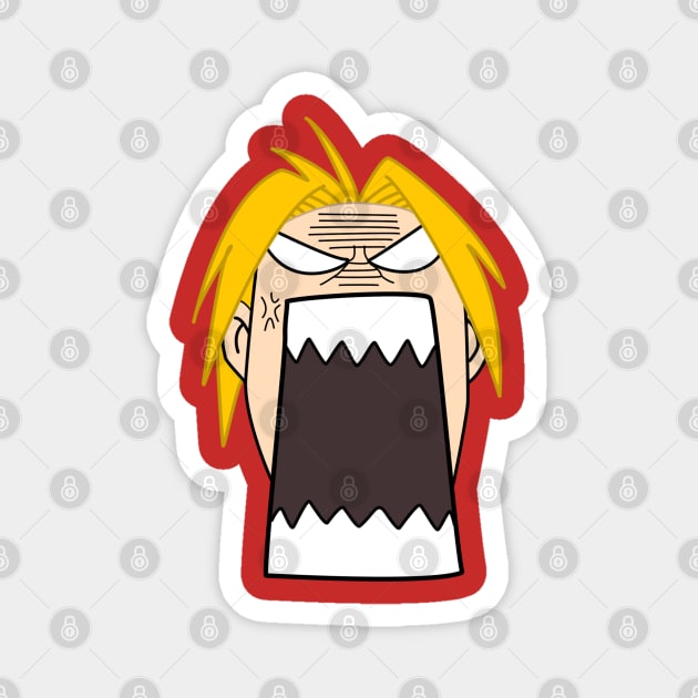 Edward Elric FullMetal Alchemist Magnet by SirTeealot