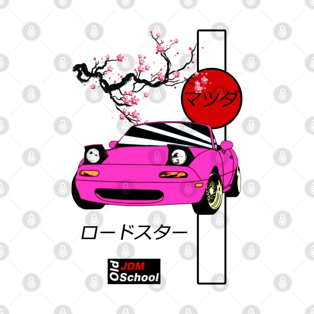 JDM Miata Pink Red Sun Edition by OSJ Store