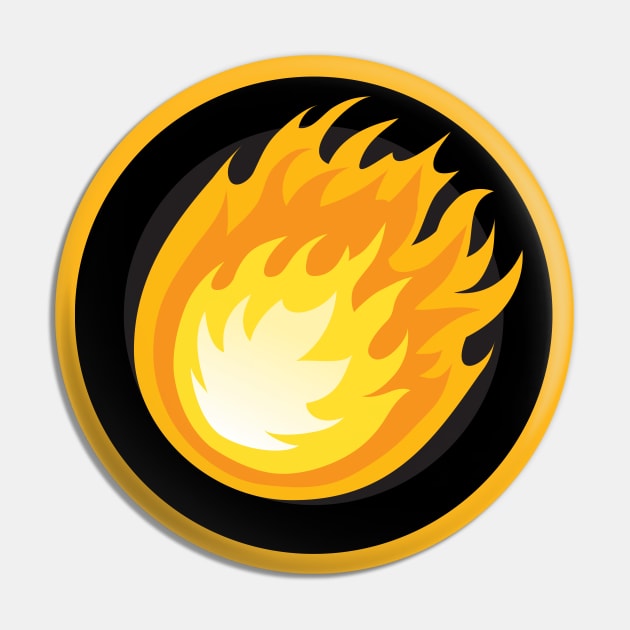 UniVersus - Fire - Resource Symbol Pin by JascoGames