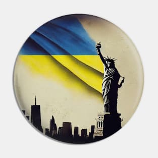 Stand With Ukraine Pin