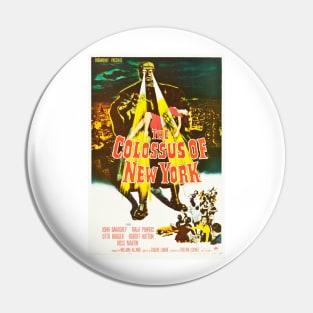 THE COLOSSUS OF NEW YORK Frankenstein B Film Horror Retro Movie Pin