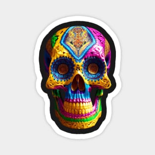 Candy Skull - day of the dead Magnet