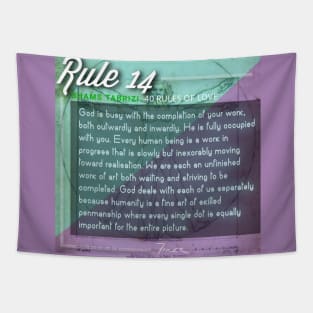 40 RULES OF LOVE - 14 Tapestry