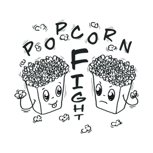 Popcorn Fight T-Shirt