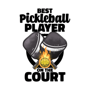 Best Pickleball Player Funny Pickleballer Lucky Pickleball T-Shirt