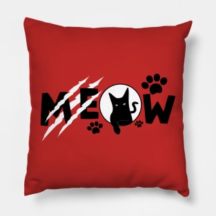 Spooky Lockdown Cat Pillow