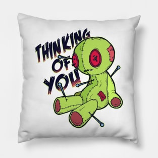 Voodoo Doll Thinking of you Pillow