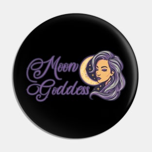 Moon Goddess Pin